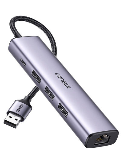 UGREEN Hub USB 5 en 1  con Ethernet de 1000 Mbps