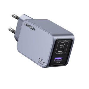 UGREEN Nexode Pro Cargador USB C GaN de 65W con 3 Puertos