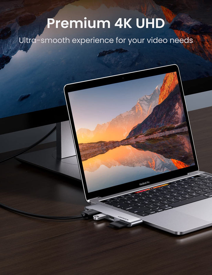 UGREEN 6 en 2 Adaptador Hub USB C HDMI 4K