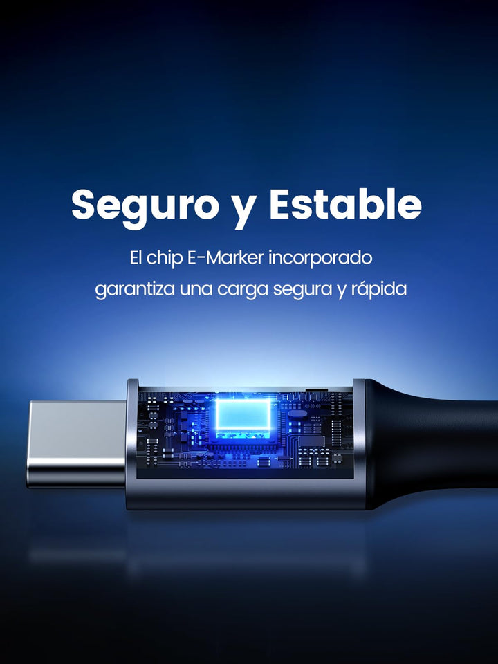 UGREEN Cable USB C a USB C 100W PD 3.0, Cable USB C Carga Rápida