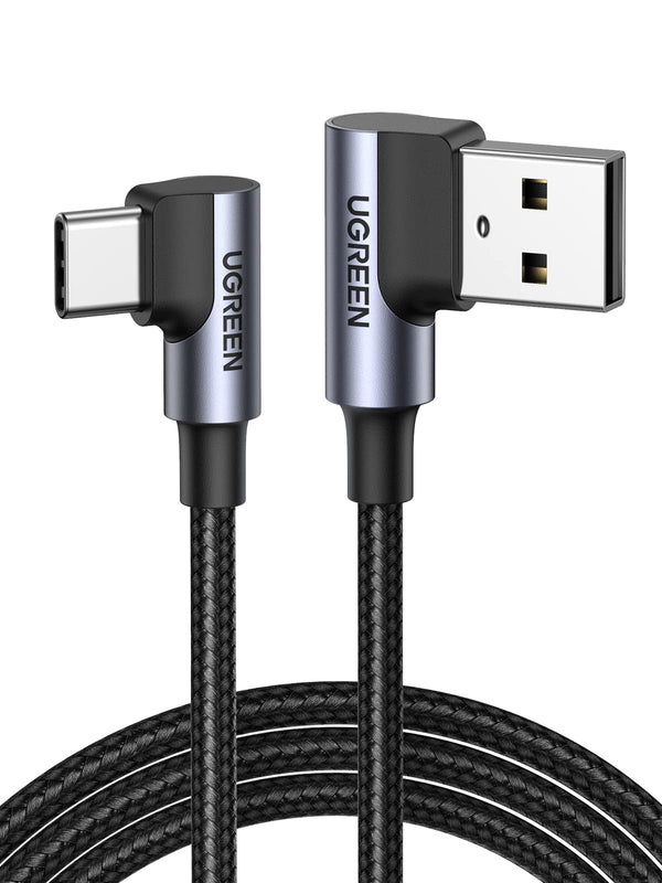 UGREEN Cable USB Tipo C, Cable USB C 90 Grados Carga Rápida