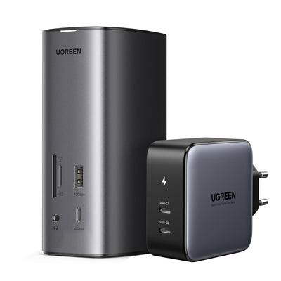 UGREEN Revodok Pro 312 Docking Station USB C 12 En 1 Doble HDMI